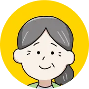 グレーの髪の女性のお客様アイコン